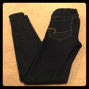 Dark wash American Eagle denim